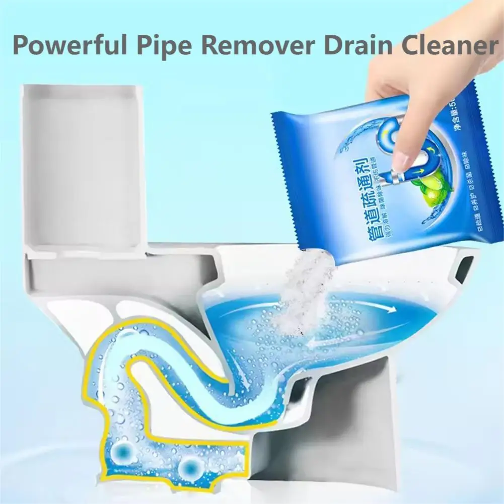 Powerful Pipe Remover Drain Cleaner Deodorant Kitchen Pipe Drain Toilet Toilet Unclog Tool Household Cleaning Products