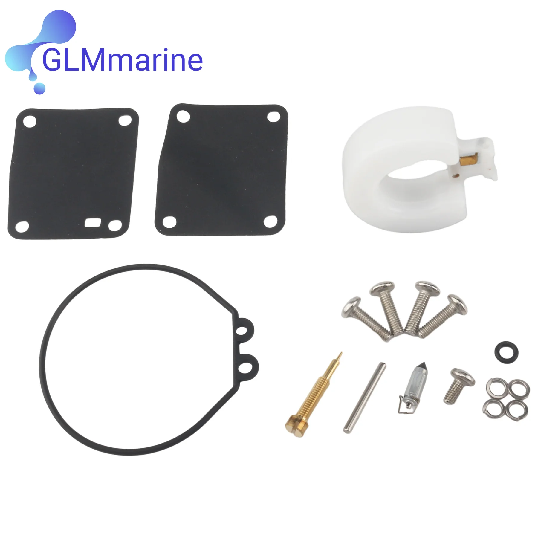 

Marine Carburetor Rebuild Kit Replacement 6N0-W0093-00 Compatible with Yamaha Outboard 2-Stroke 3 6 8 HP Motors 6L5-W0093-00