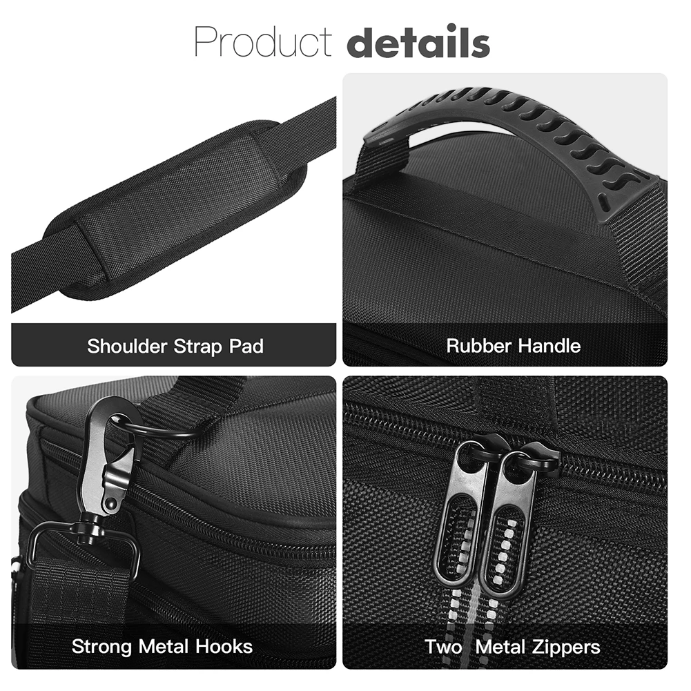 Carrying Case Storage Case Multiple Pockets Travel Carrying Bag Travel Storage Bag for Ef Ecoflow Portable Power Station River 3