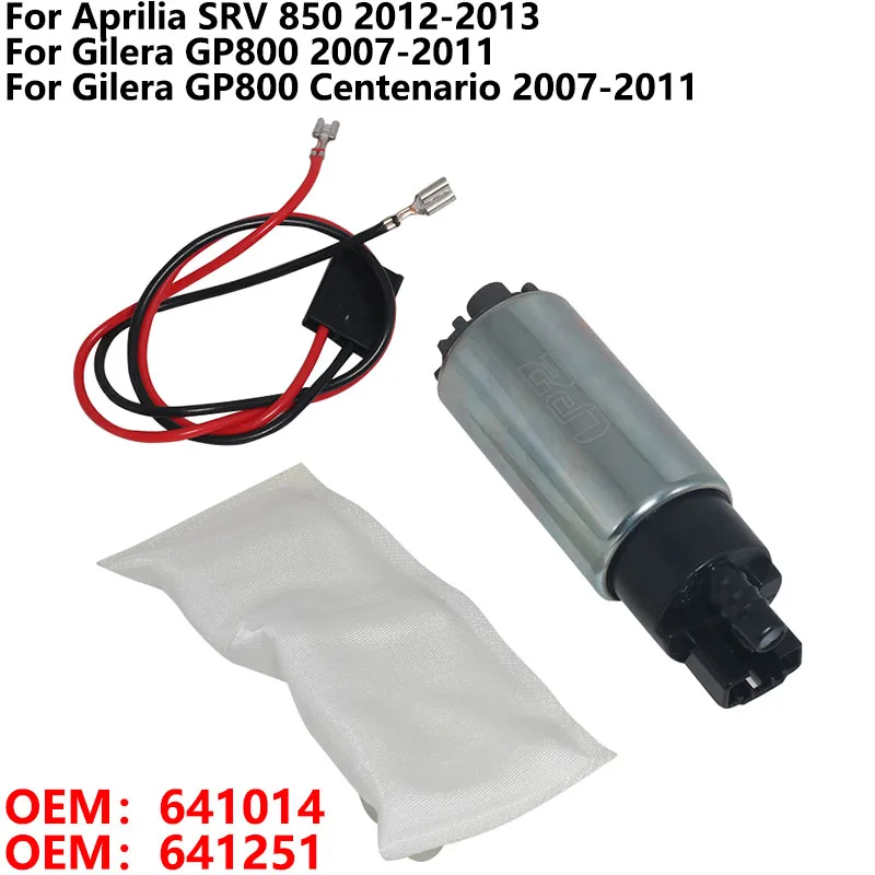 Motorcycle Fuel Pump For Aprilia SRV 850 2012-2013 For Gilera GP800 Centenario 2007-2011 641014 641251 Accessories 641014 641251