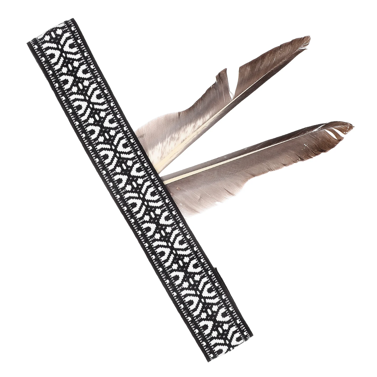 

Headdress Hair Accessories Vintage Ladies Headband for Girls Carnival Thanksgiving Plume Band Stylish Festive Outfit