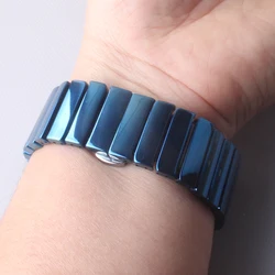 Watchbands special Ceramic Fit Smart Watch samsung huawei Mens Accessories Black Blue White fashion bracelets 20mm 22mm polished