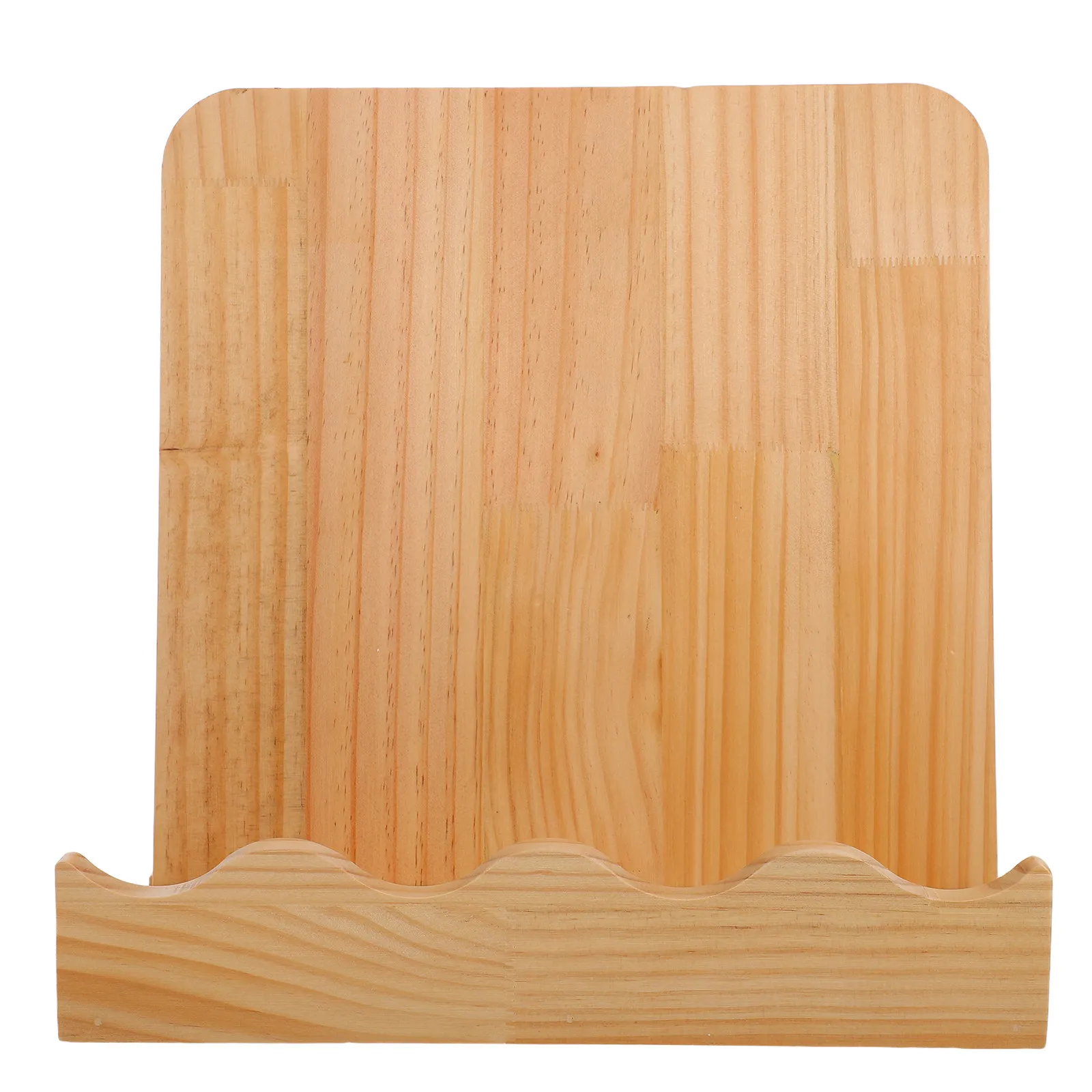 Wooden Recipe Rack Vintage Menu Holder Restaurant Desktop Kitchen Cookbook Stand for Cooking Countertop Display