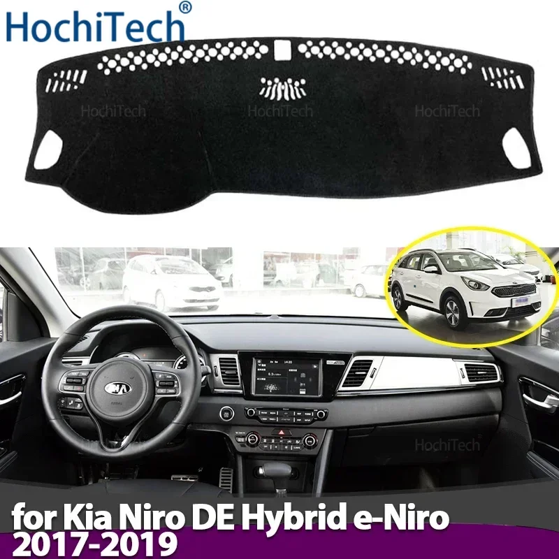 Cubierta para salpicadero DE coche, alfombrilla para Panel DE instrumentos, alfombrillas para Kia Niro DE híbrido e-niro 2017 2018 2019