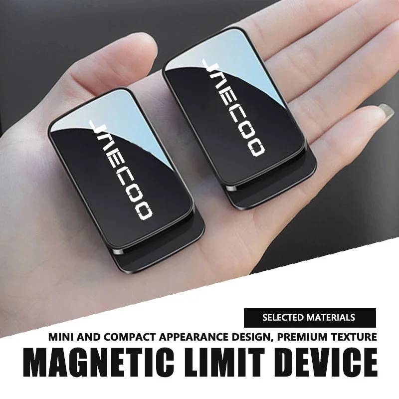 Magnetic Car Interior Seat Belt Holder Stabilizer Adjustable Fastener Clip Accessories For JAECOO J7 PHEV J8 Omoda C9 2WD