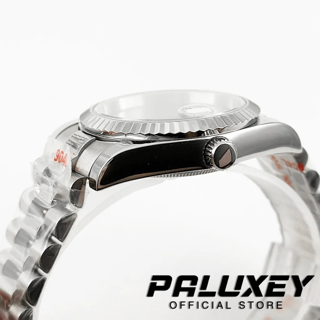 عالية الجودة 36 مللي متر/40 مللي متر مقاوم للماء NH34 NH35 NH36 NH38 NH70 الرئاسية سوار ساعة حافظة الياقوت كريستال ETA2824 PT5000