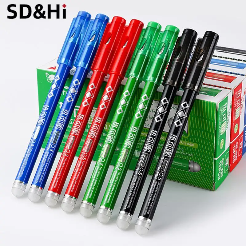 

1Pc Erasable Pens Gel Pens Sketch Writing Stationery For Notebook School Supplies Cute 0.5mm Pens Kids Pens Pencil