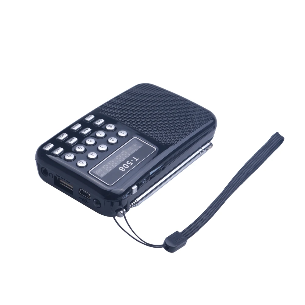 راديو ستيريو FM محمول ، راديو رقمي ، مكبر صوت للعرض ، مصباح يدوي LED ، دعم بطاقة Tf ، قرص U