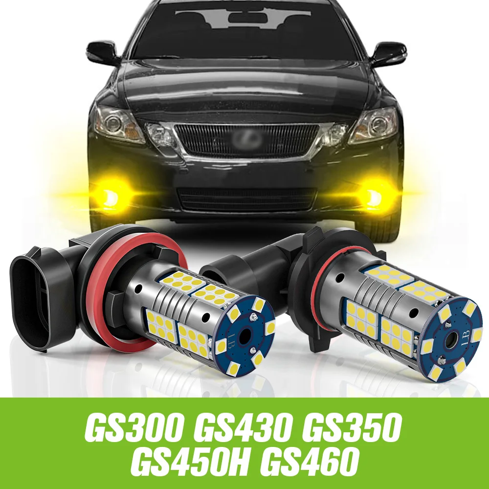 2pcs For Lexus GS300 GS430 GS350 GS450H GS460 LED Fog Light 2001 2002 2003 2004 2005 2006 2007 2008 2009 2010 2013 Accessories