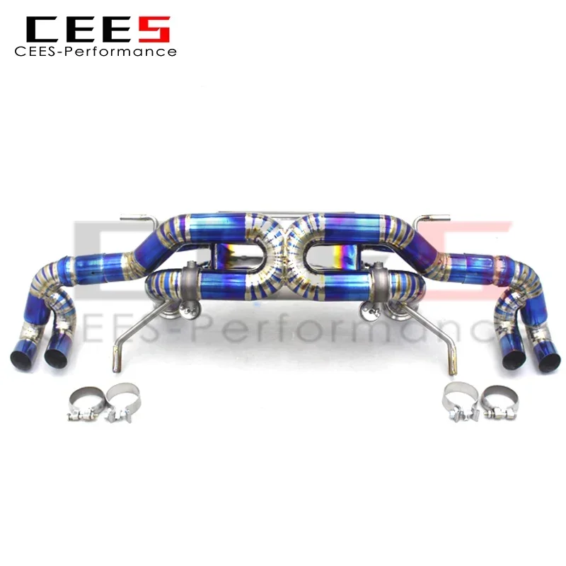 

CEES Catback Exhaust Pipes For Lamborghini Gallardo 5.2 LP550/LP560/LP570 2008-2016 Titanium Exhaust Pipes