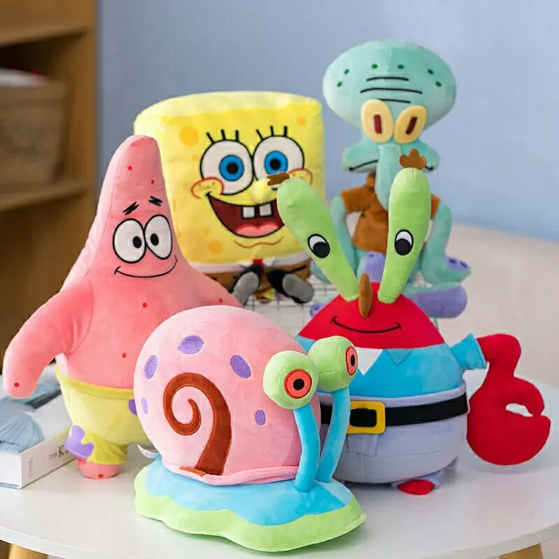 SpongeBob Patrick Star Gary Squidward Tentacles Plush Dolls Small Pendant Bag Hangings Christmas Birthday Gi