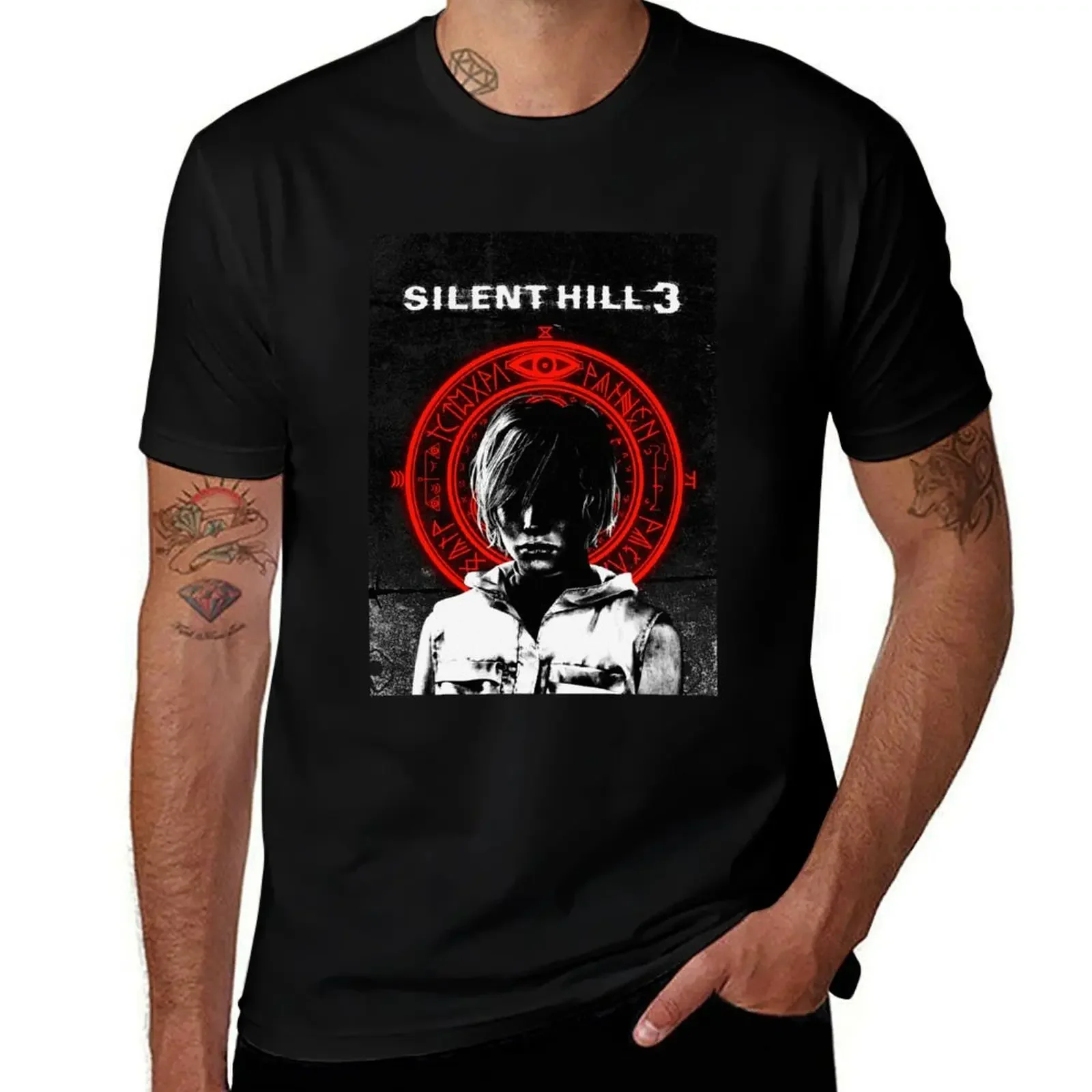 Silent Hill 3 - Heather T-Shirt oversizeds quick-drying plain anime Men's cotton t-shirt