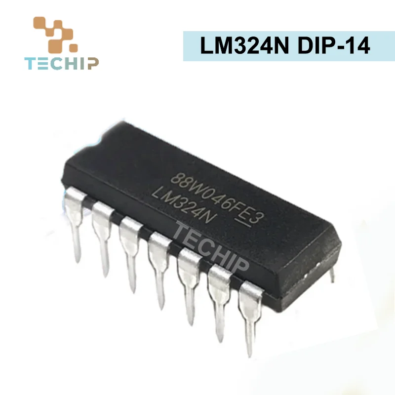 10 قطعة LM324N DIP14 LM324 DIP DIP-14 جديد وأصلي IC