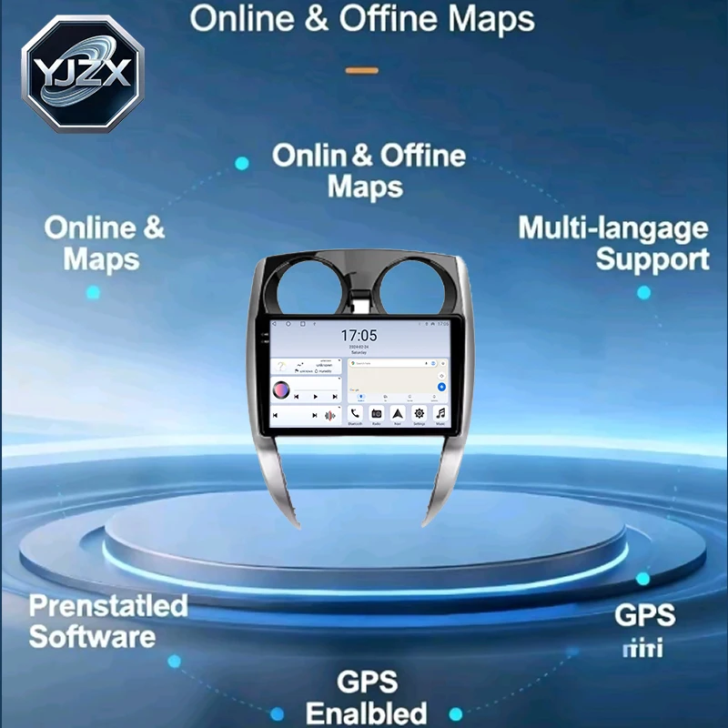 For Note 2 2012 - 2021 Android Carplay GPS Navi 4G 360 9.7'' RoadNavi Car Multimedia Player