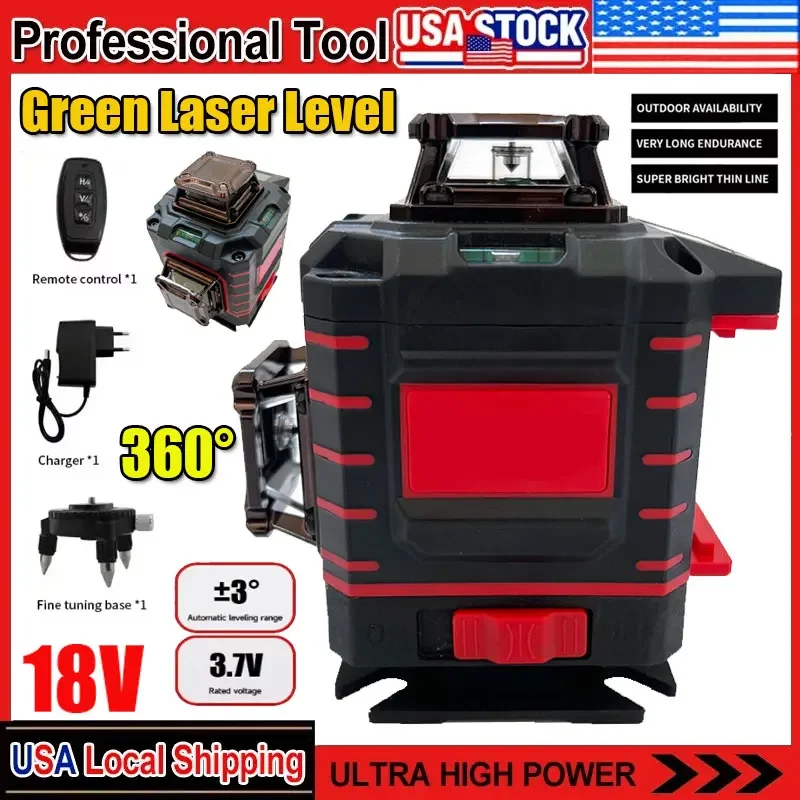 

Fit Milwaukee Degree Vertical Cross Laser Level 360 Green Beam Horizontal And Vertical Rechargeable Green Laser Level Tools