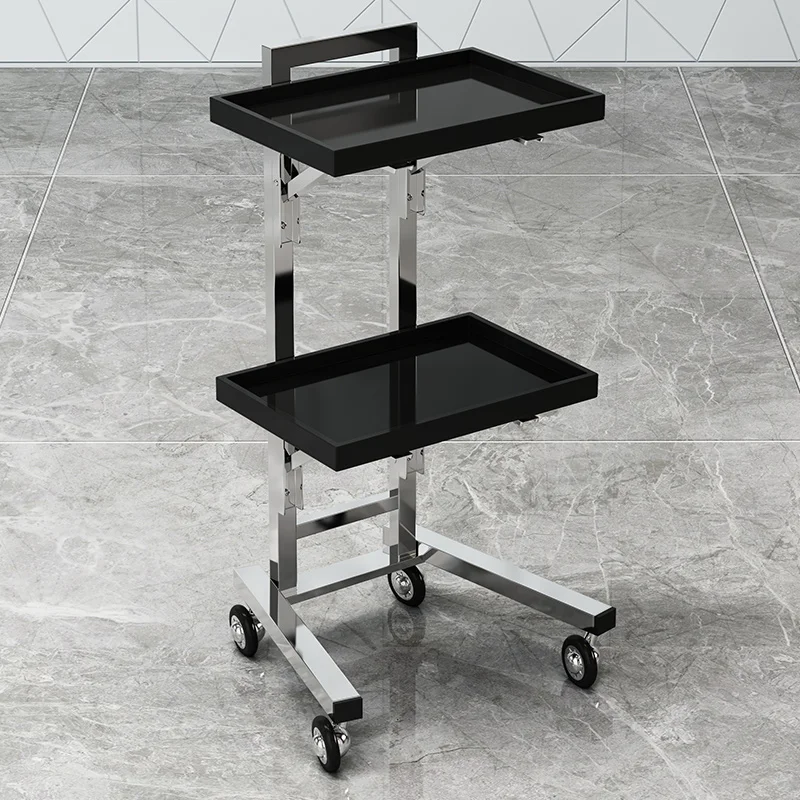 

Salon Equipment Furniture Cart Wheels Storage Auxiliary Spa Makeup Trolley Beauty Car Professional Household Mobile Trolly