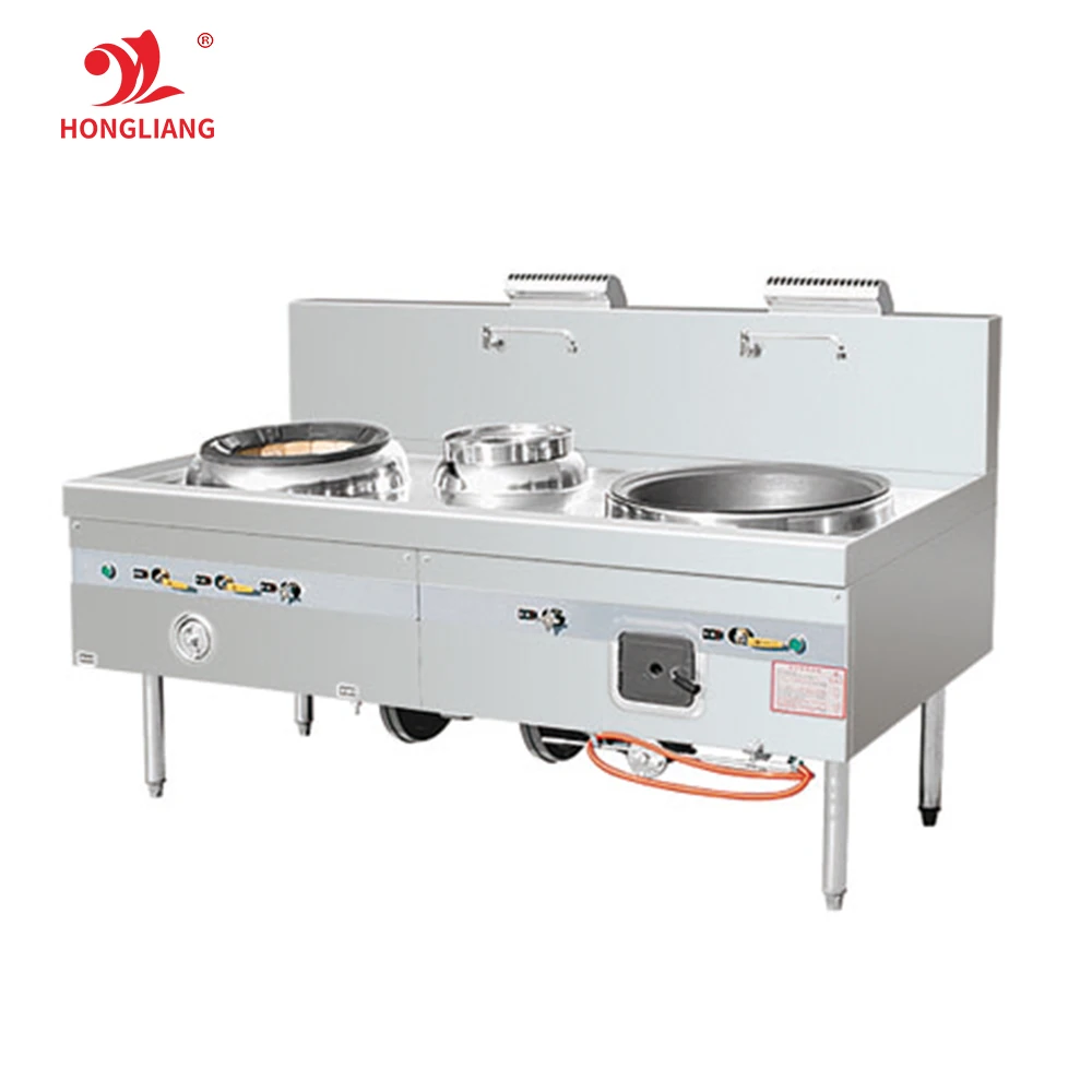 Commercial Kitchen Chinese Range Stove Wok Gas Cooking Wok Gas Range For Restaurant