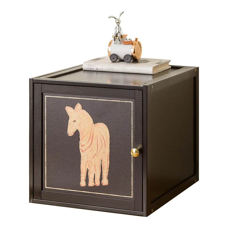 bedside table, home bedroom ultra-narrow storage cabinet, creative bedside table