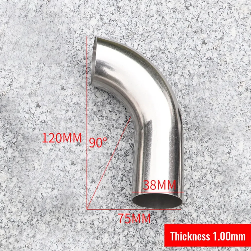 Stainless Steel Thin Pipe Exhaust Pipe Elbow 90 Degree 32/38/51MM OD 1MM Wall Thickness for optimal performance