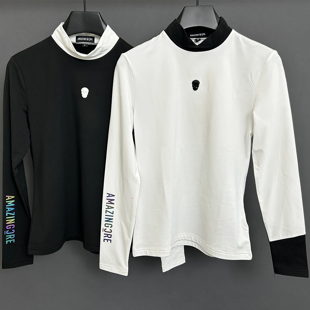 

Spring/Fall Golf Women's Long-Sleeve T-Shirt Quick-Dry Breathable Sports Top Slim-Fit Flattering Round Neck Golf Shirt