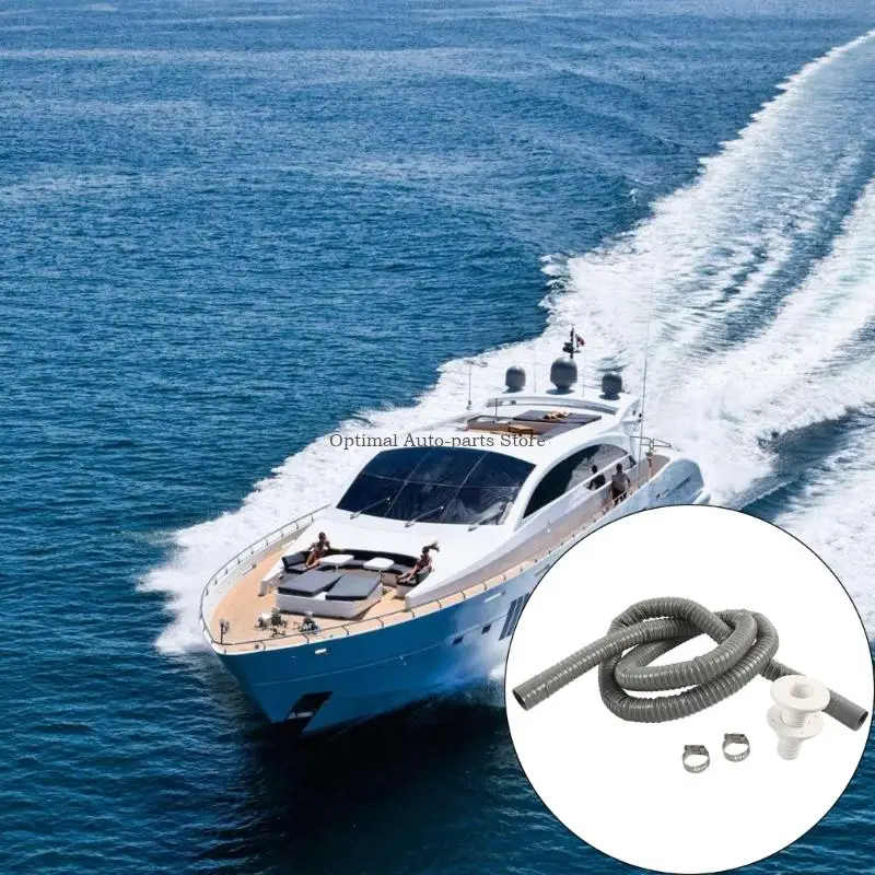 

ABS Plastic Marine Drain Outlet Full Installation Holds 6 Feet Tube