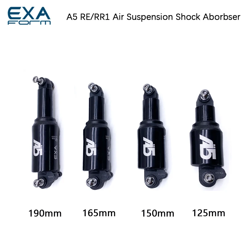 KS A5 RE RR1 Air Rear Absorber Shock MTB Bicycle Double Single EXA Form Mountain Bike 125 150 165 190 mm For Scooter Cycling