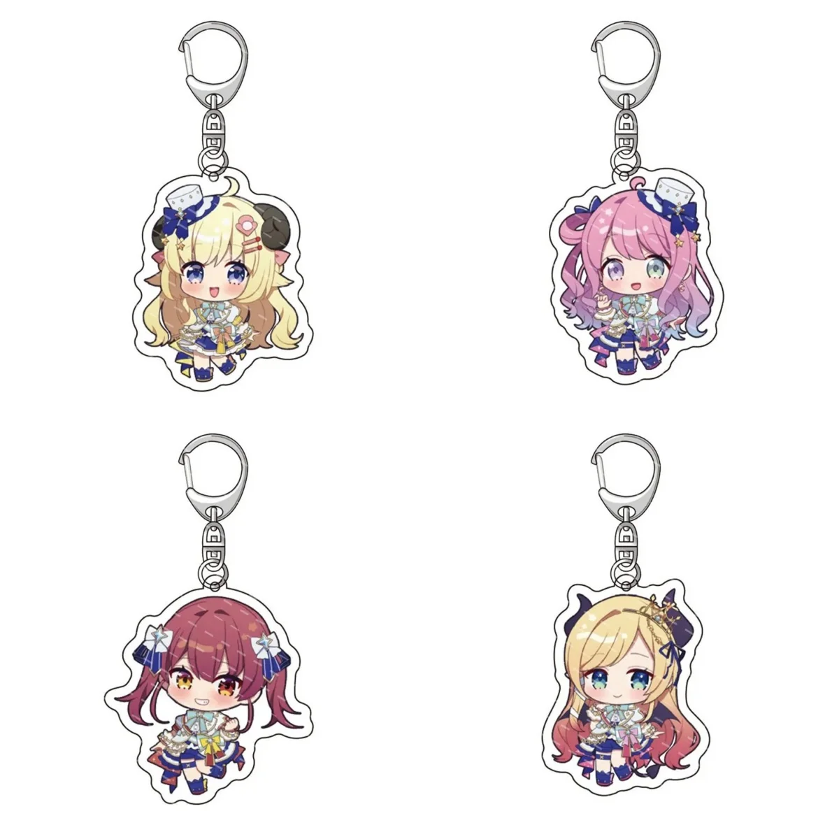 

6CM hot Anime Mato Seihei no Slave Acrylic Keychain Model Cosplay Charm Characters Ornament Accesorios Good Gifts