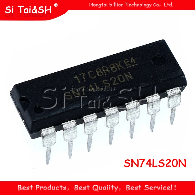 

10PCS/LOT SN74LS20N 74LS20 Waterproof shell