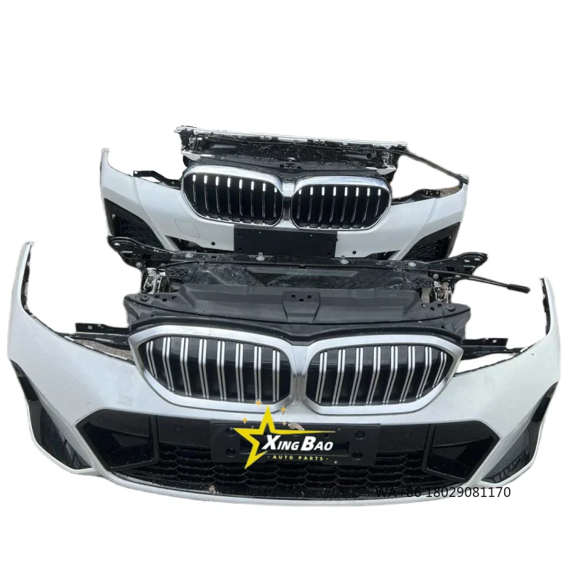 

2022-2024 for BMW G30 Body Kit Front Bumper Assembly Radiator Front Headlight Sunshade Hood