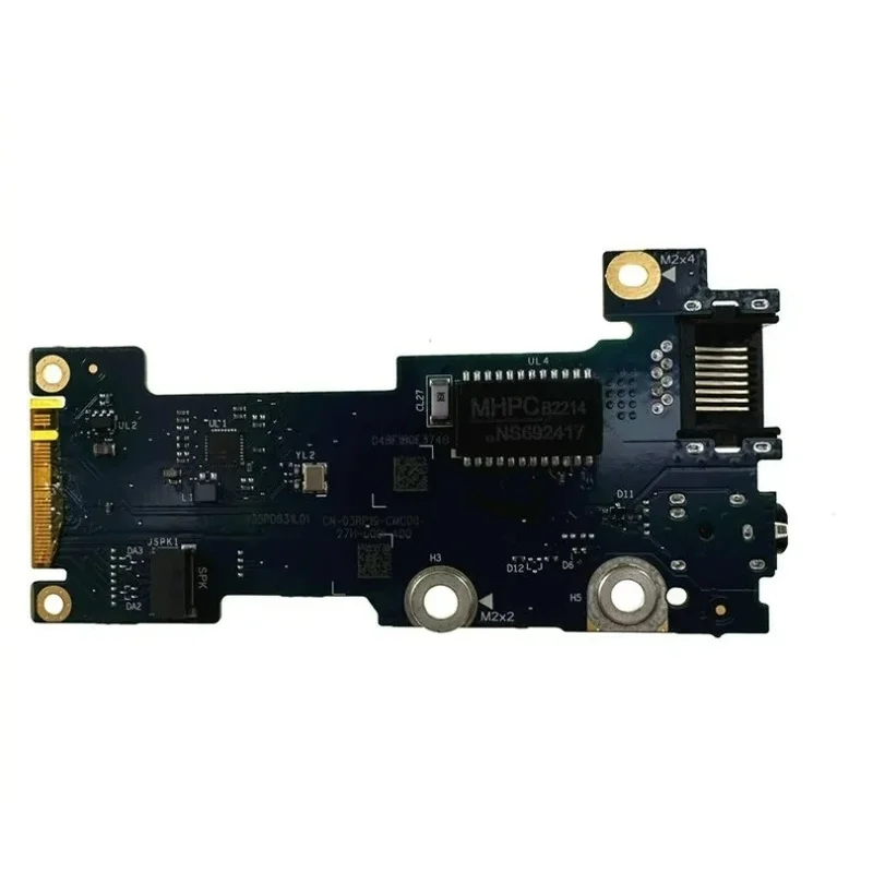 N+ RJ45 LAN Audio Jack IO Board GDL58 LS-K451P 03RR19 3RR19 For Dell Alienware M15 R6