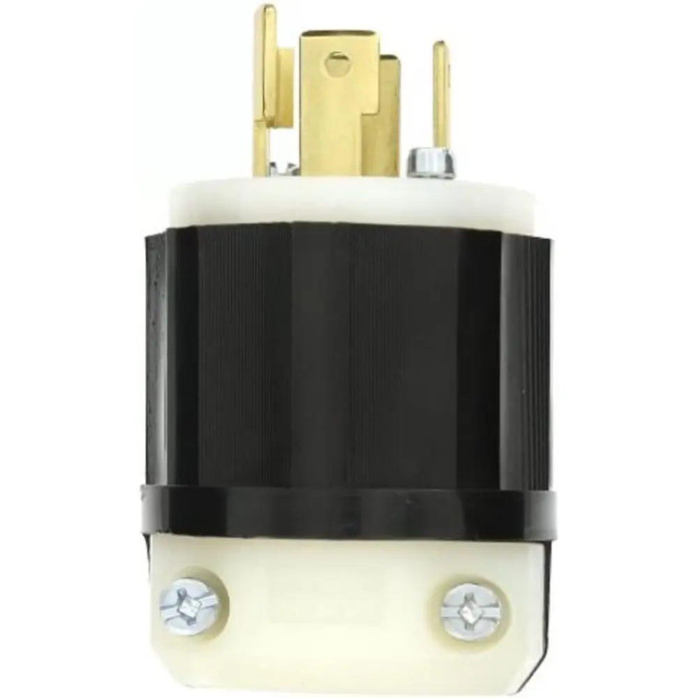 

30 Amp, 120/208 3PY, NEMA L18-30P, 4P, 4W, Locking Plug, Industrial Grade, Non-Grounding, 2751, Black-White