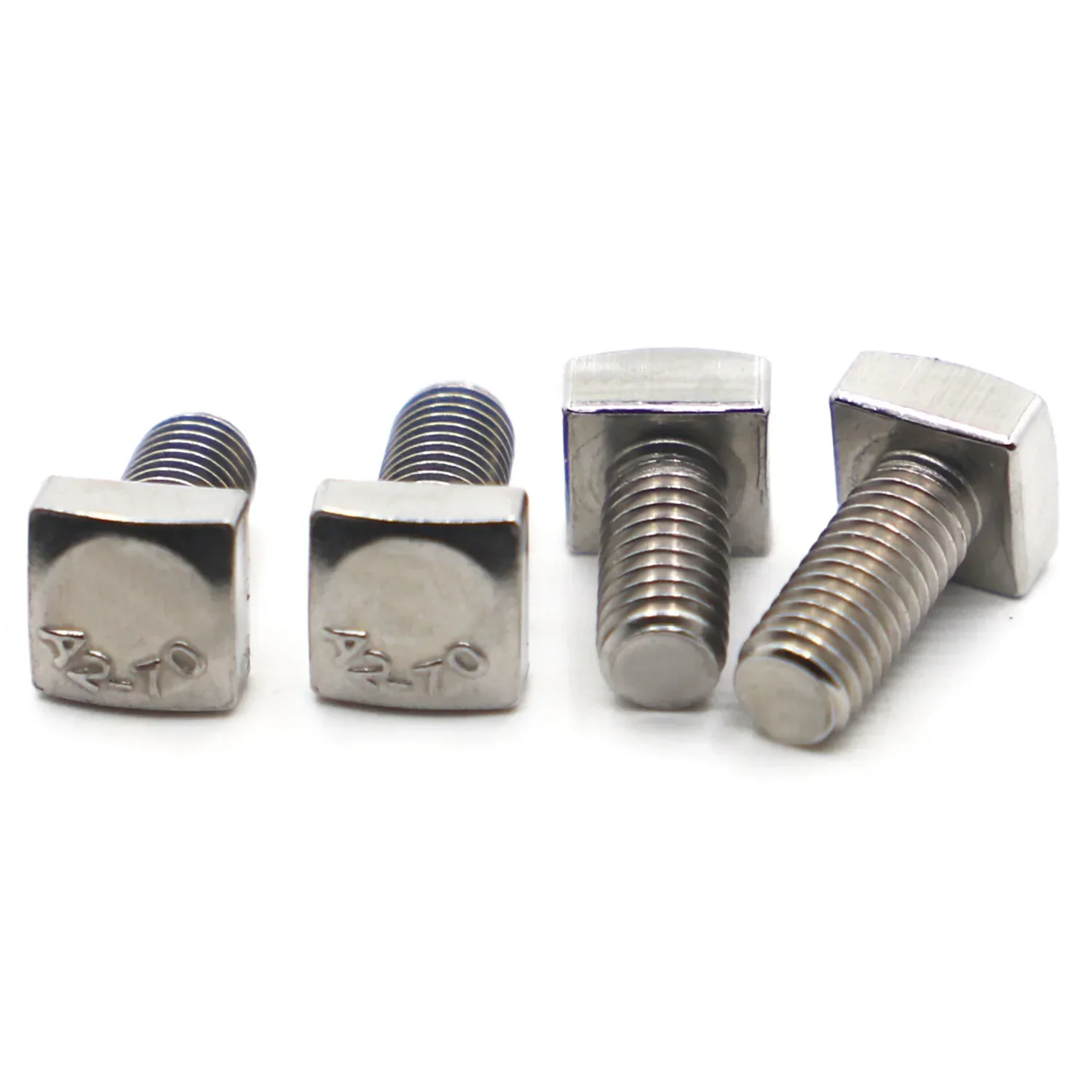 M5 M6 M8 GB35 304 A2-70 Stainless Steel Flat Square Foursquare Quadrate Shape Type Head Machine Screw Bolt