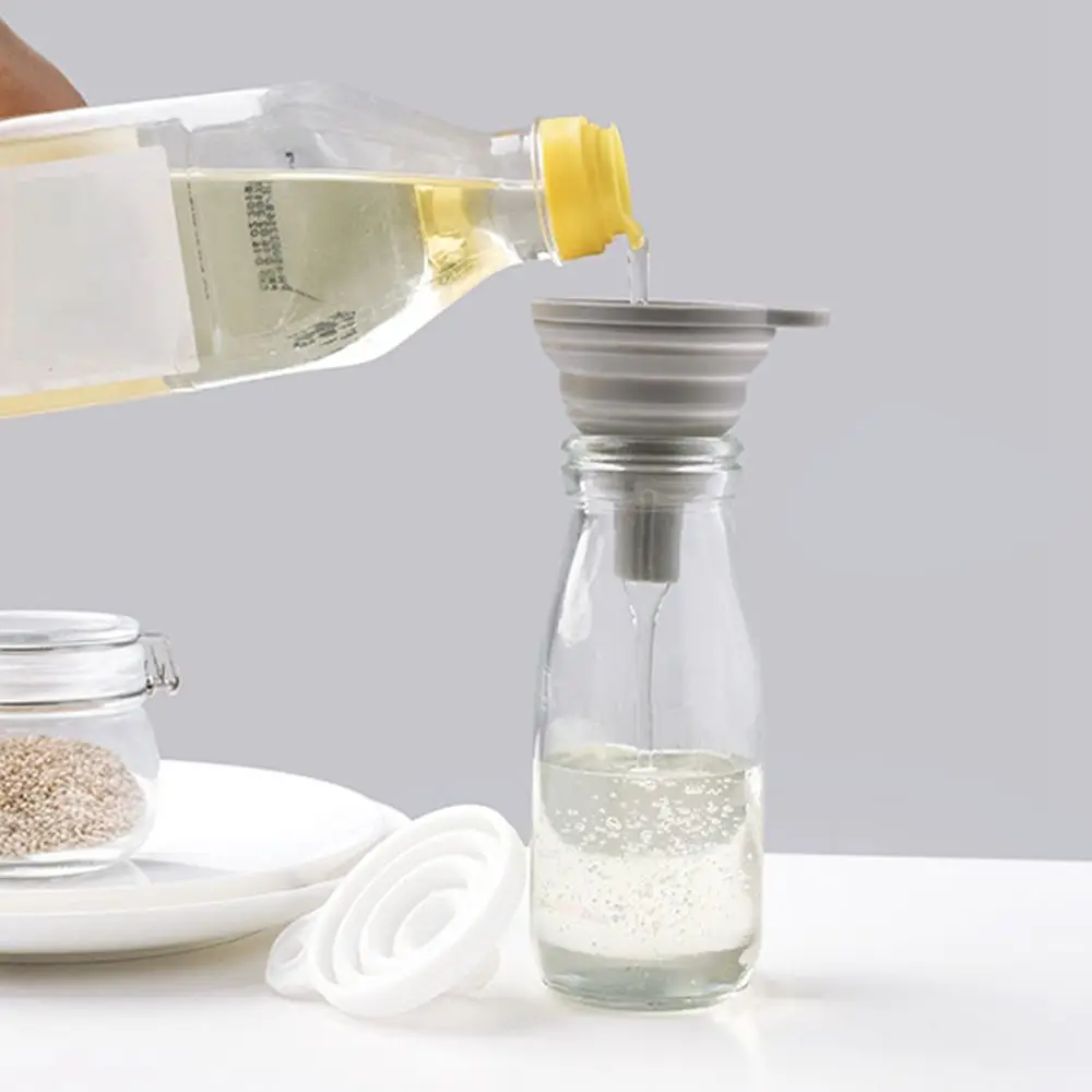 

Mini Creative Retractable Telescopic Folding Long Neck Funnel Household Utensils Liquid Dispensing Funnel Kitchen Gadgets
