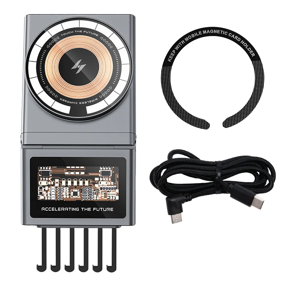 

DPGKITS 1 комплект магнитного автомобильного держателя телефона для Tesla Model 3 Model Y 15 Вт, подставка для беспроводной зарядки, автомобильное крепление MagSafe, аксессуары