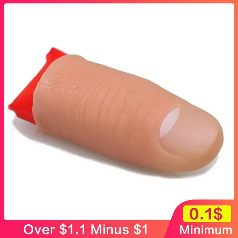 

Finger Cot Unique Exquisite Items Toy Trend Simulation Prank Toys Astonishing The Mysteriously Disappeared Silk Red