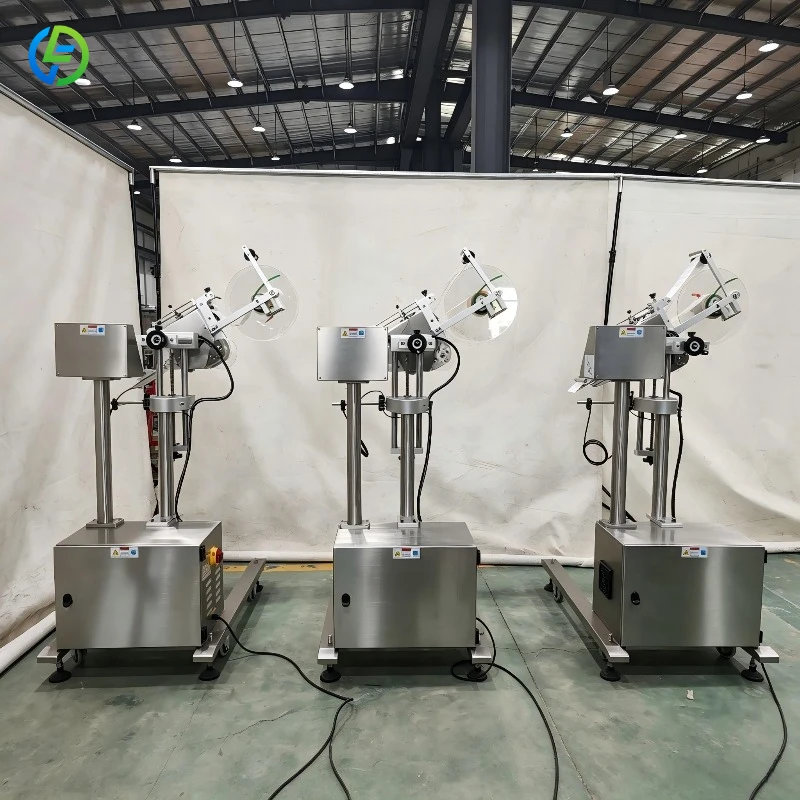 Advanced Automated Labeling Machine for Upper and Lower Stickers FL Customized