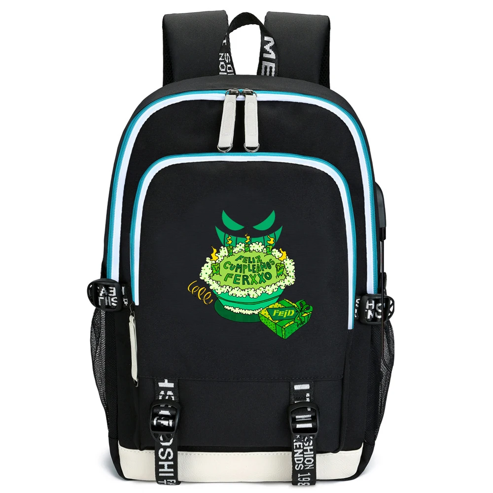 FELIZ CUMPLEANOS Ferxxo 2023 Tour Capacity Backpack  Feid Fans Gift Back To School School Bag Teentage Travel Rucksack Mochilas