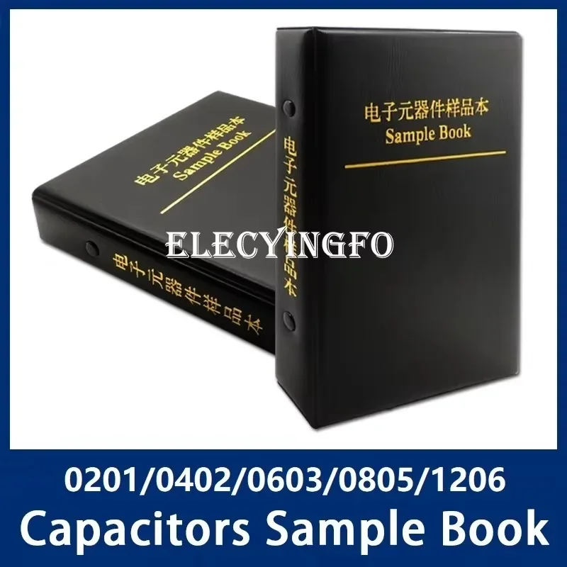 SMD Capacitor Sample Book 0201 0402 0603 0805 1206 SMT Chip Assortment Kit Pack DIY Kits For Study Repair