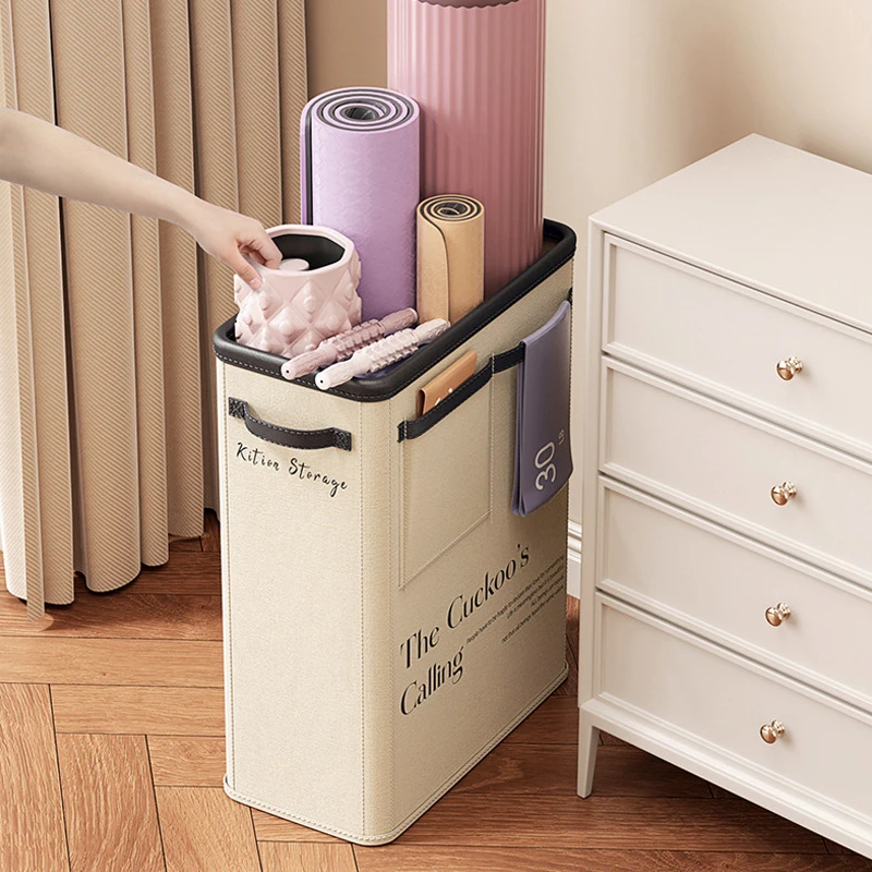 Multifunctional Foldable Waterproof Basket Large Capacity Sports Yoga Mat Storage Basket Dirty Clothes StorageBag Laundry Basket