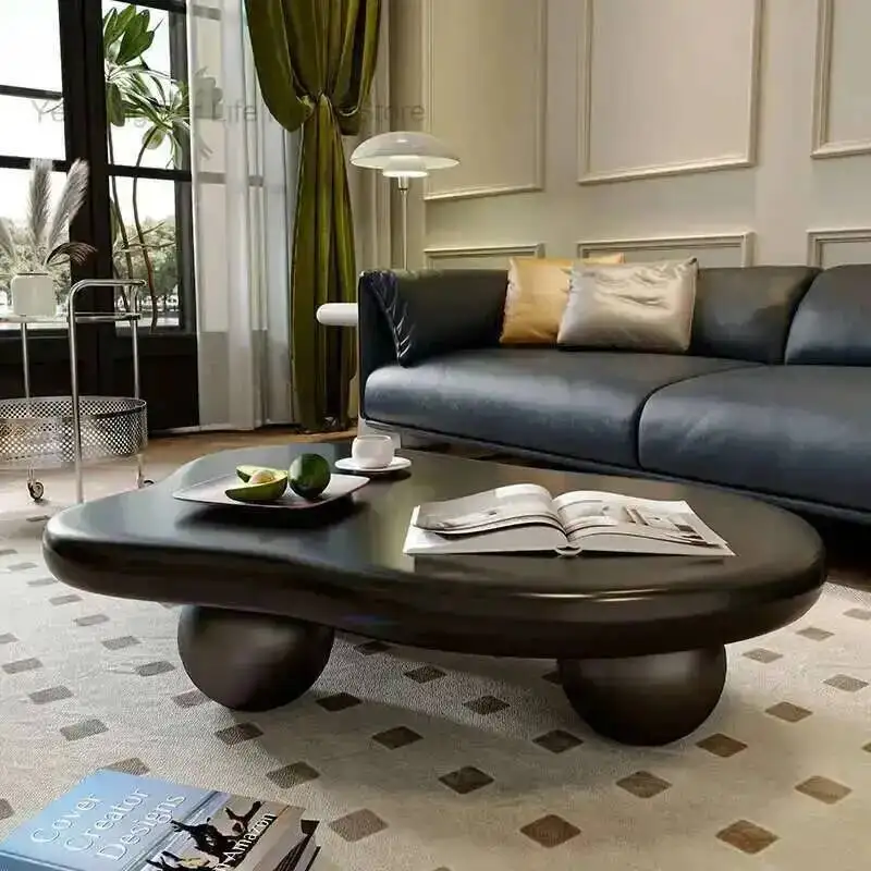 

French Luxury Table Modern Creative Simple Coffee Minimalist House Irregular Coffee Table Designer Mesa De Centro Sala Furniture