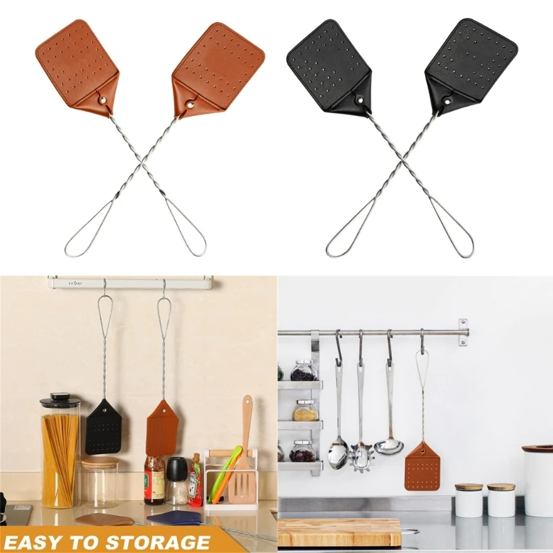 2 Piece Metal Handle LeatherMosquito Set Powerful Exterminators