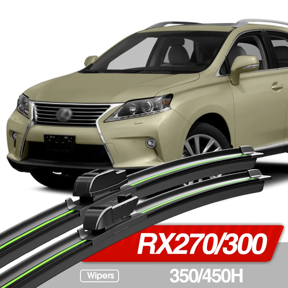 For Lexus RX270 RX300 RX350 RX450H 2004-2022 Front Windshield Wiper Blades 2x Windscreen Window Accessories 2005 2014 2016 2020