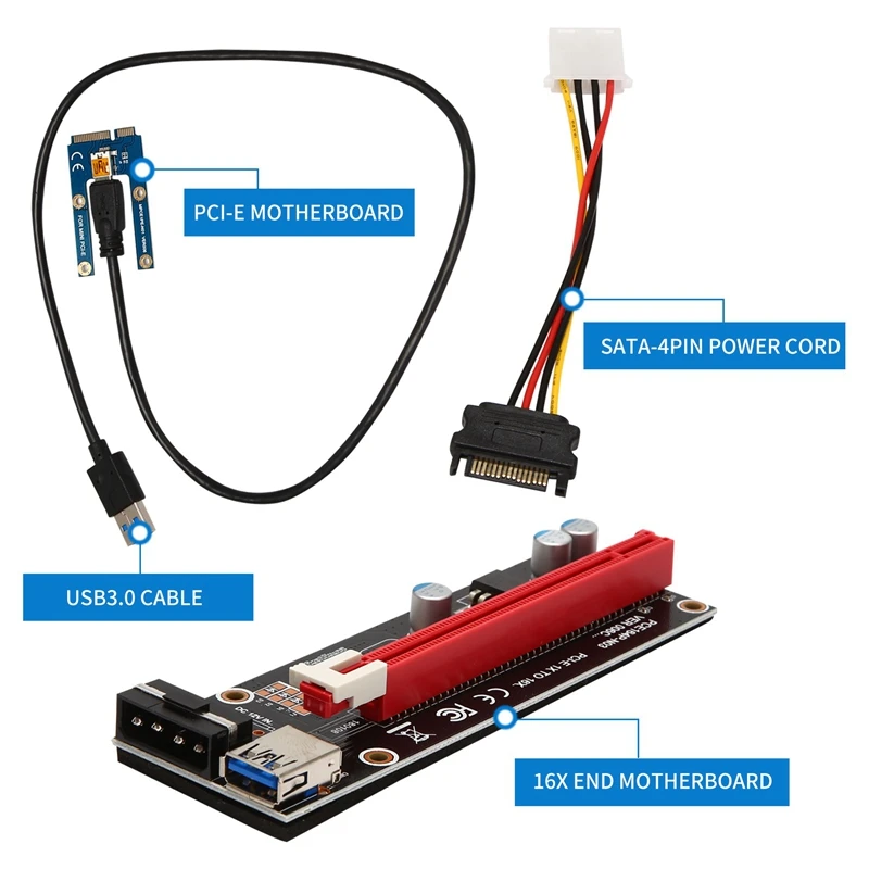 Mini Pcie To PCI Express 16X Riser For Laptop External Image Card EXP GDC BTC Antminer Miner Mpcie To PCI-E Slot Mining Card
