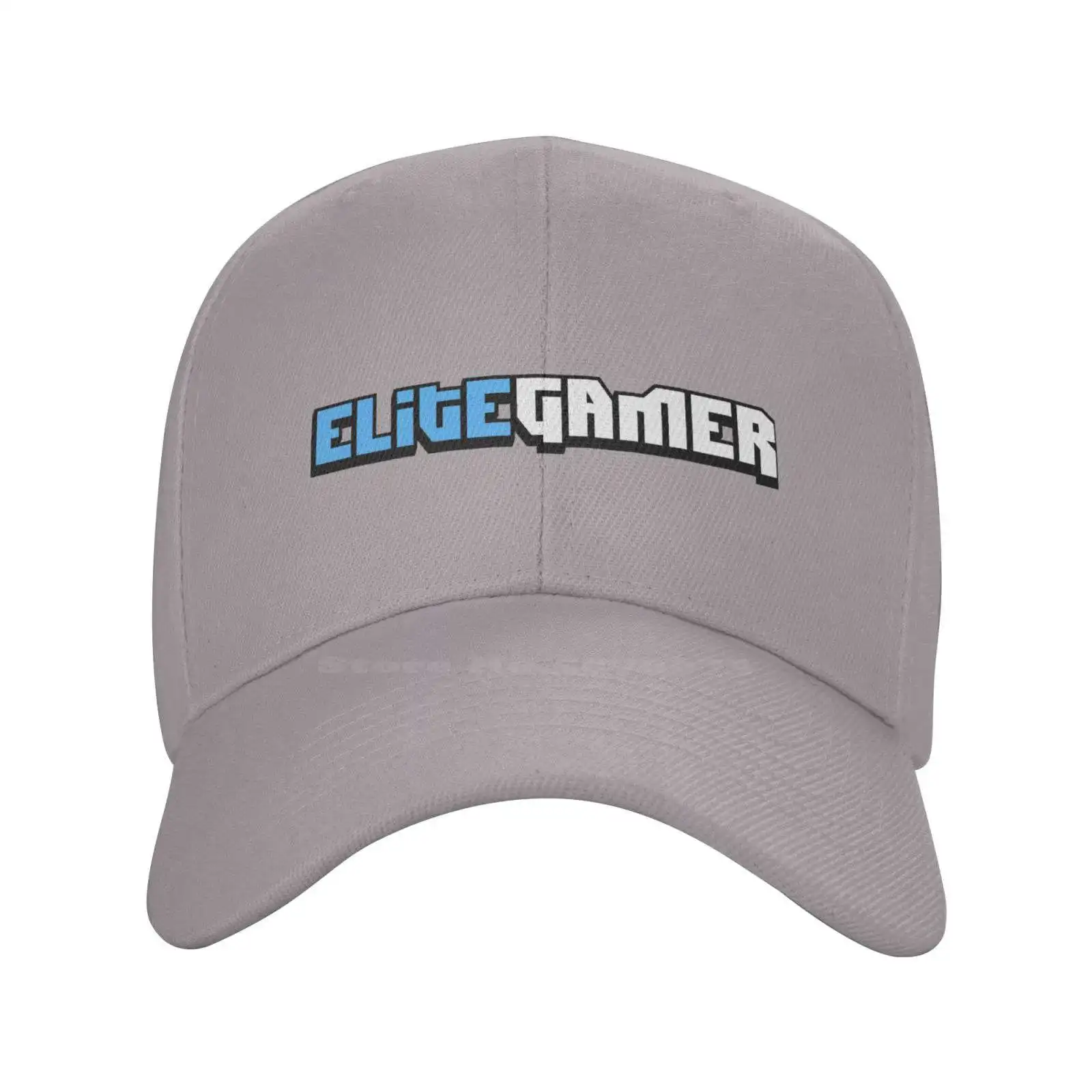 Official Elite Gamer Logo Print Graphic Casual Denim cap Knitted hat Baseball cap