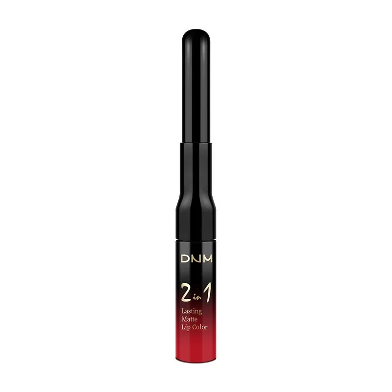 Professional Cosmetics Waterproof Oil Proof and Long-lasting 2 Step Lips Liquid Lipstick & Liner