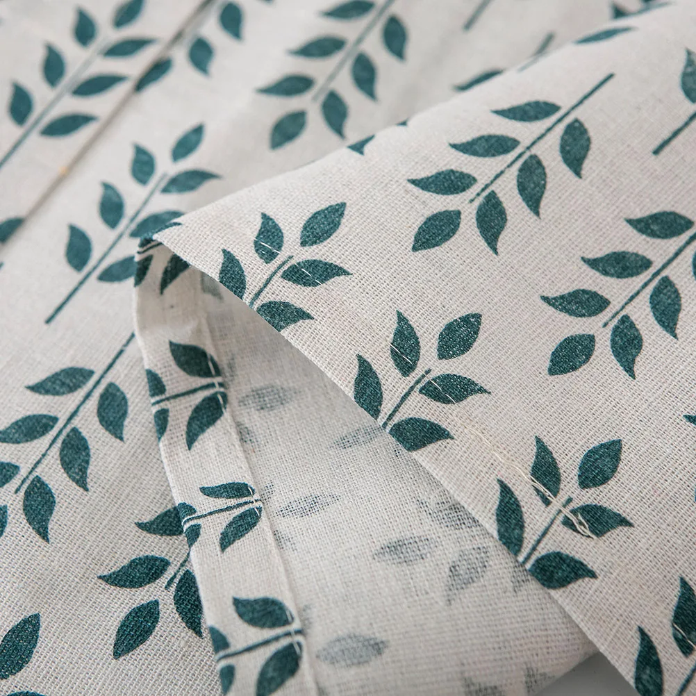 

Microwave Oven Dustproof Cover Cotton Linen Green Ear of Wheat Pattern Decorative Protective Hood Pocket Cover