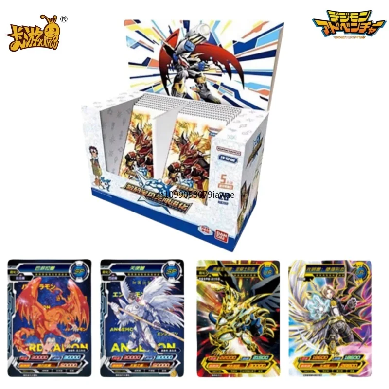 Anime KAYOU Genuine Digimon Card Legendary Edition Infinite Evolution Glory Full Set of Gold Card Full Star Collection Gift Toy