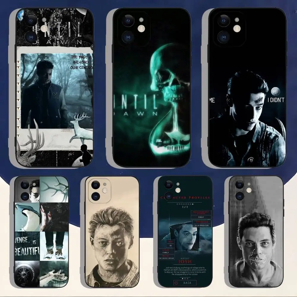 

Game Until Dawn Phone Case For iPhone 16,15,14,13,12,11,Pro,Max,Plus,X,XS,XR,SE,8,7,Mini,Soft Silicone Black Case