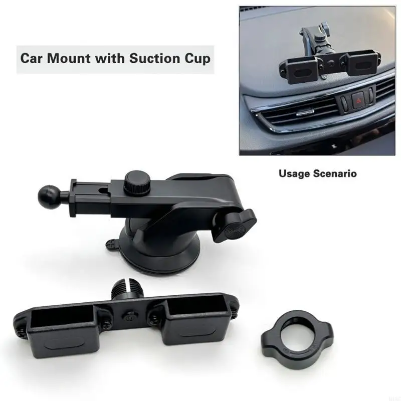 Double Device Vehicle Support Convenient Cup Support ABS Stand for Communication