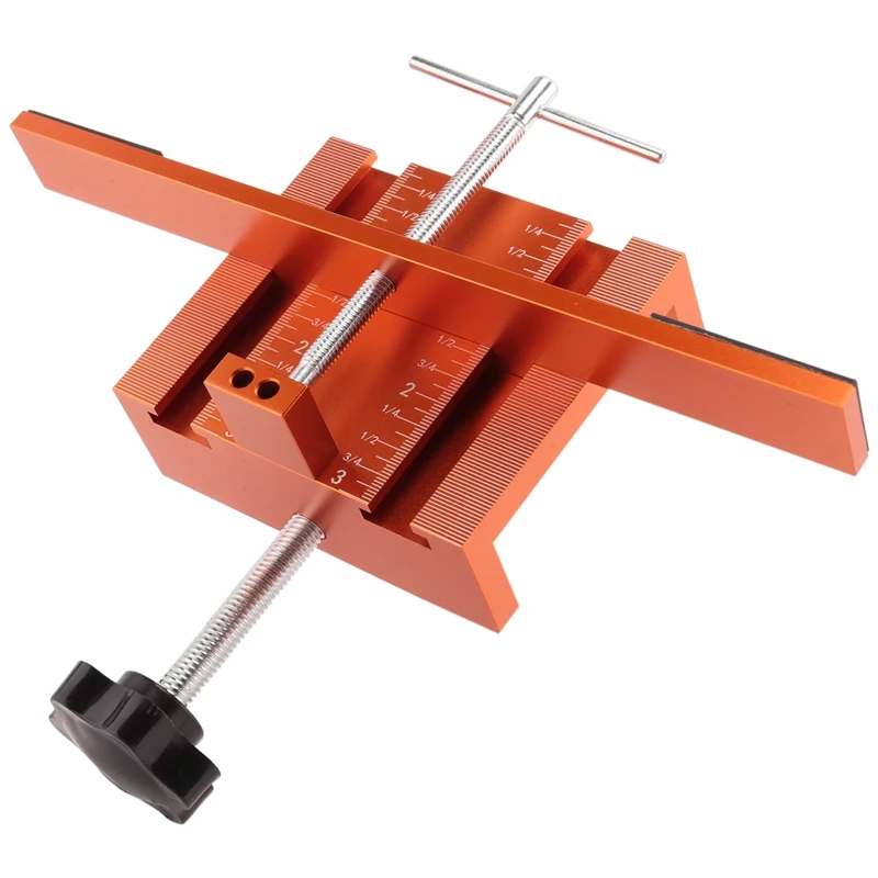 Door Hinge Jig Aluminum Alloy Tool For Cabinets With Face Frame Or Frameless - Supports, Positions, Levels